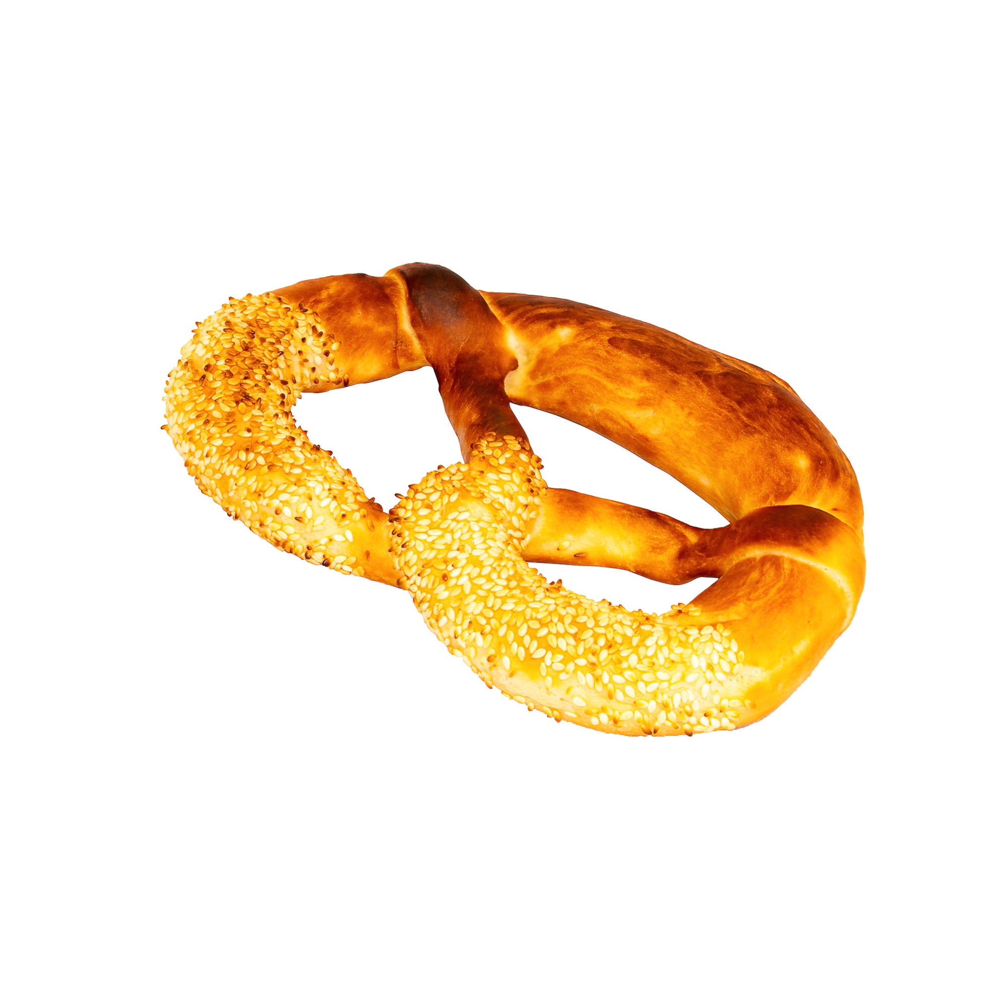 Pretzel met sesam