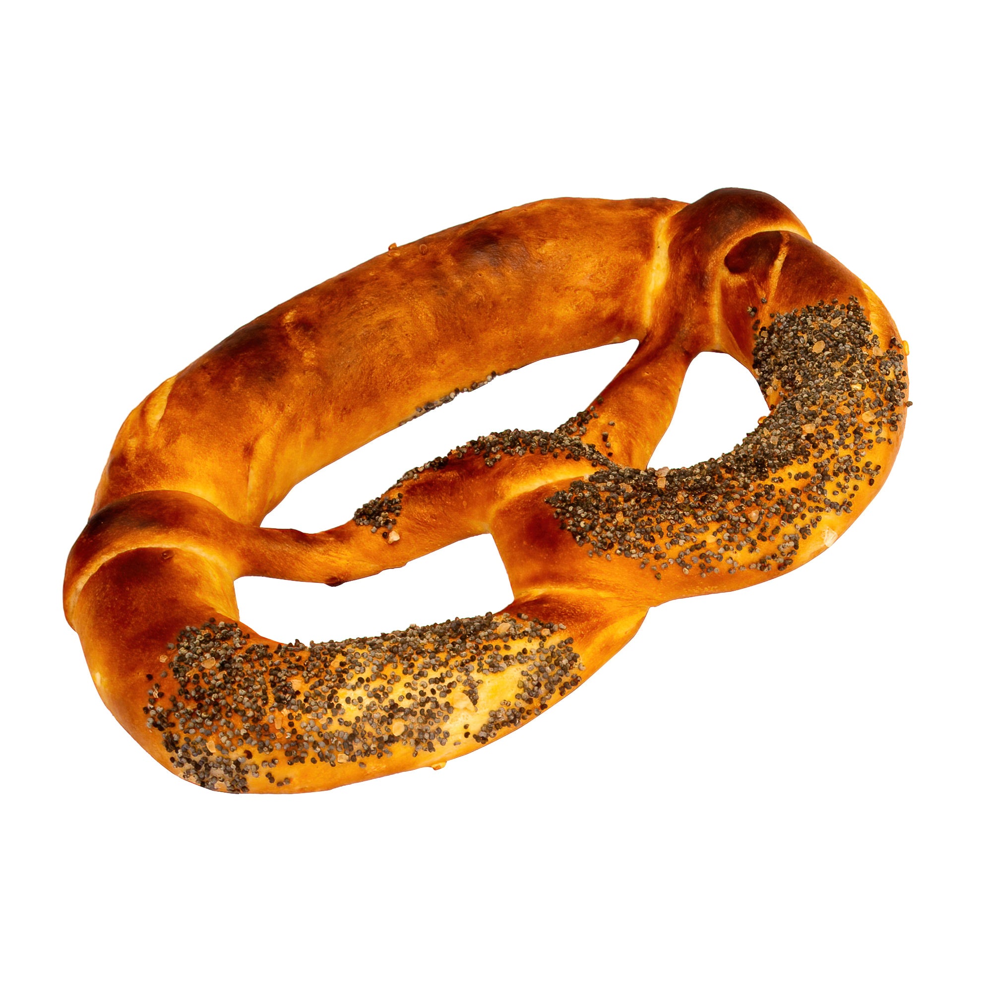 Pretzel met maandzaad