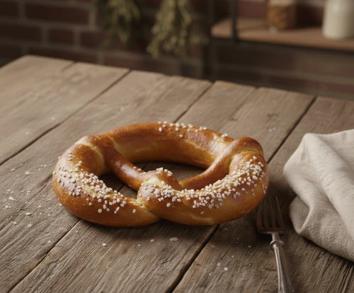Pretzel met zout