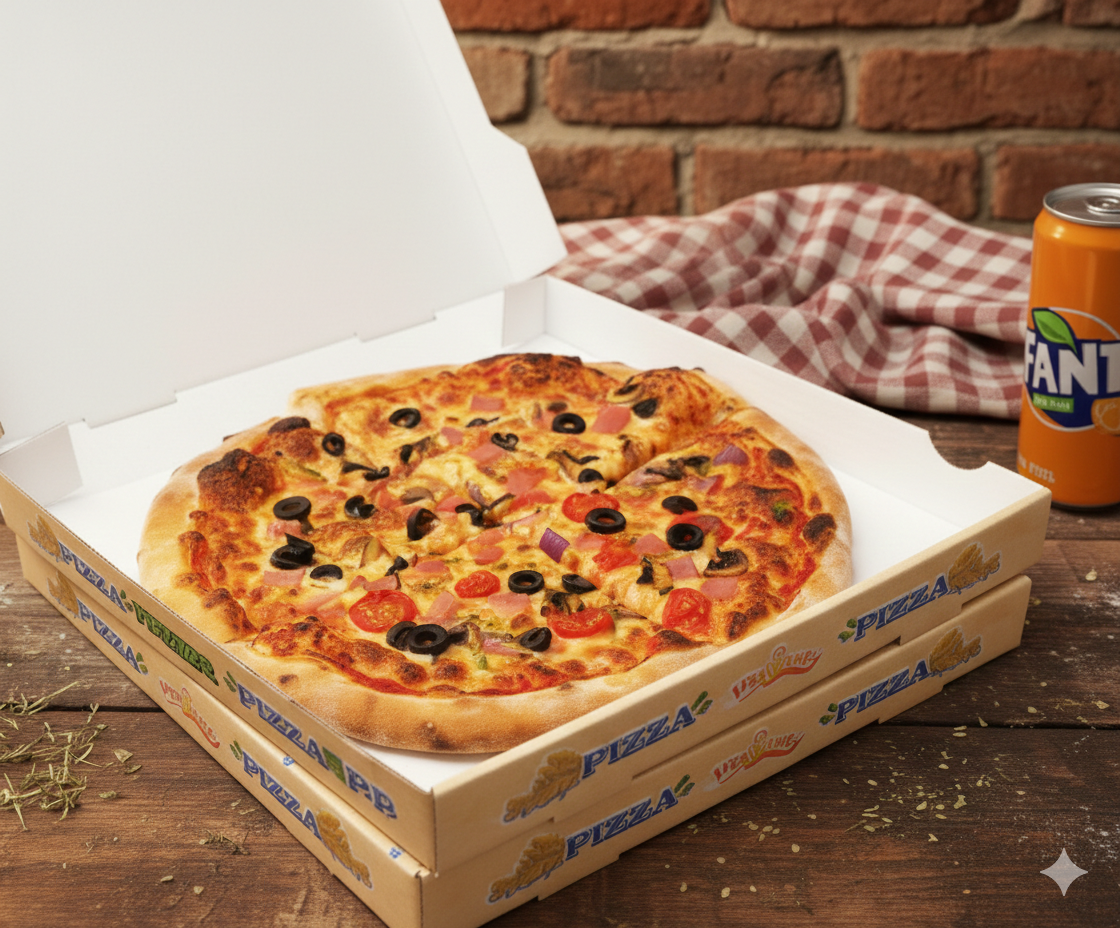 Grote Pizza Menu (bestseller)