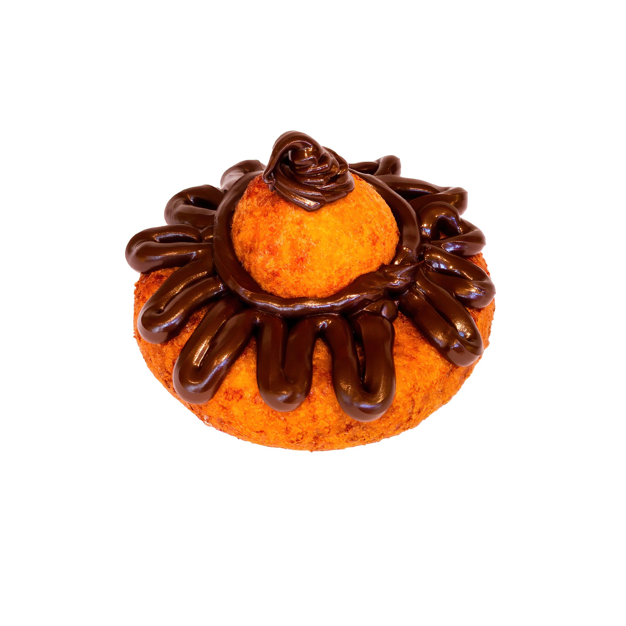 Donut met Belgische chocolade