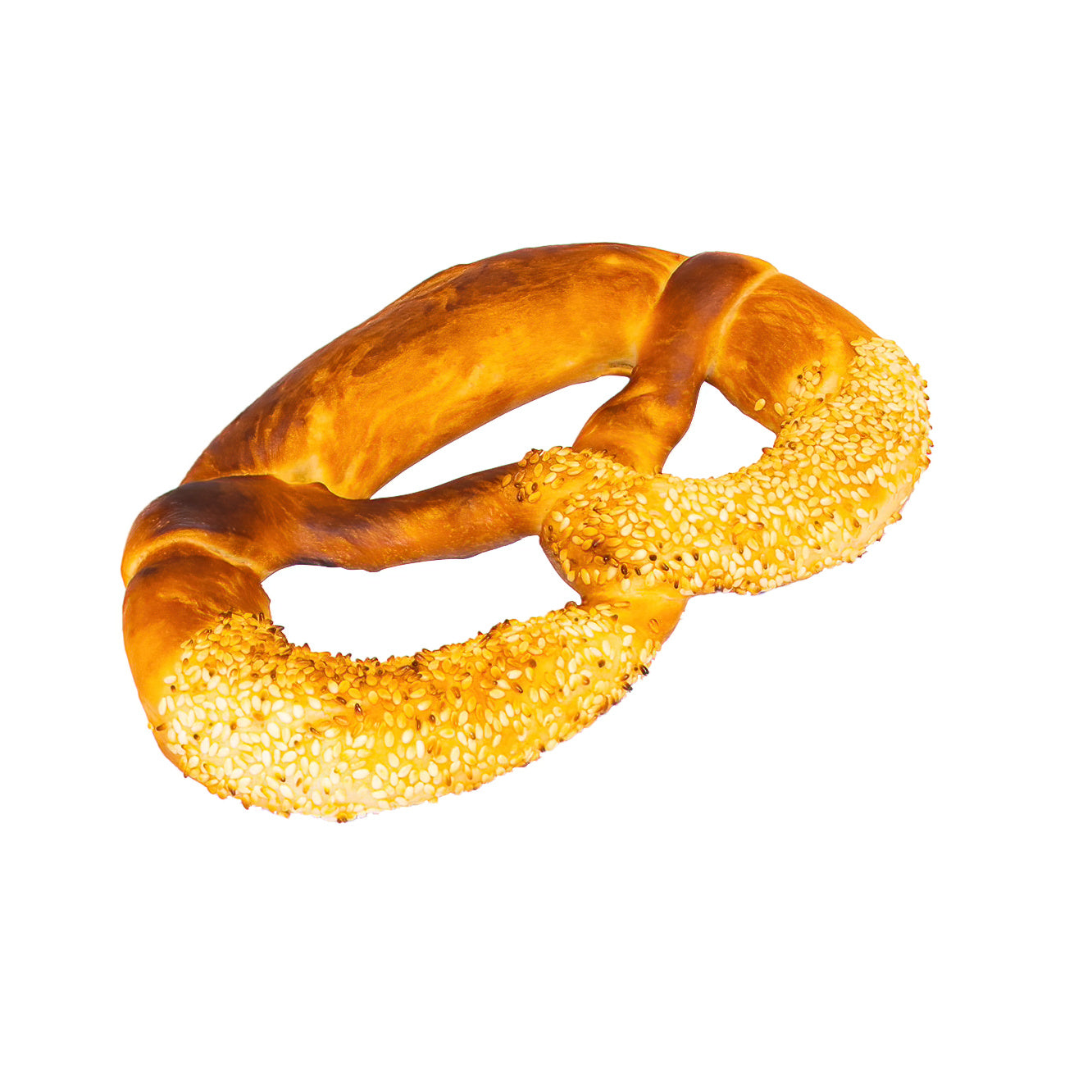 Pretzel met sesam