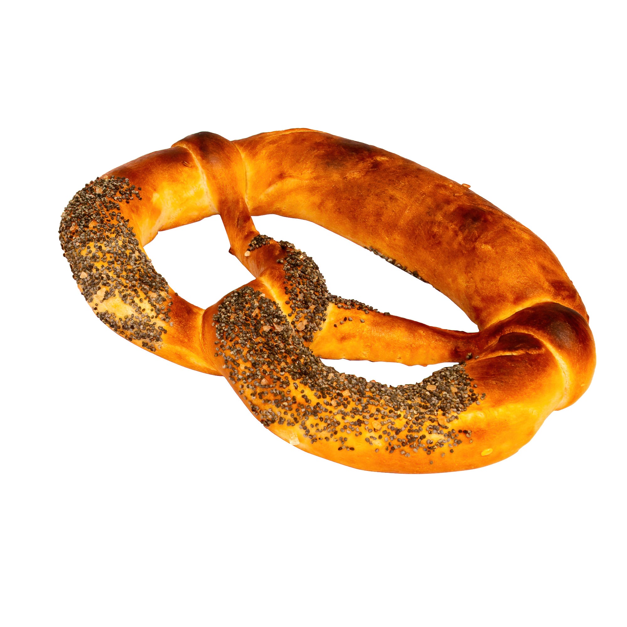 Pretzel met maandzaad