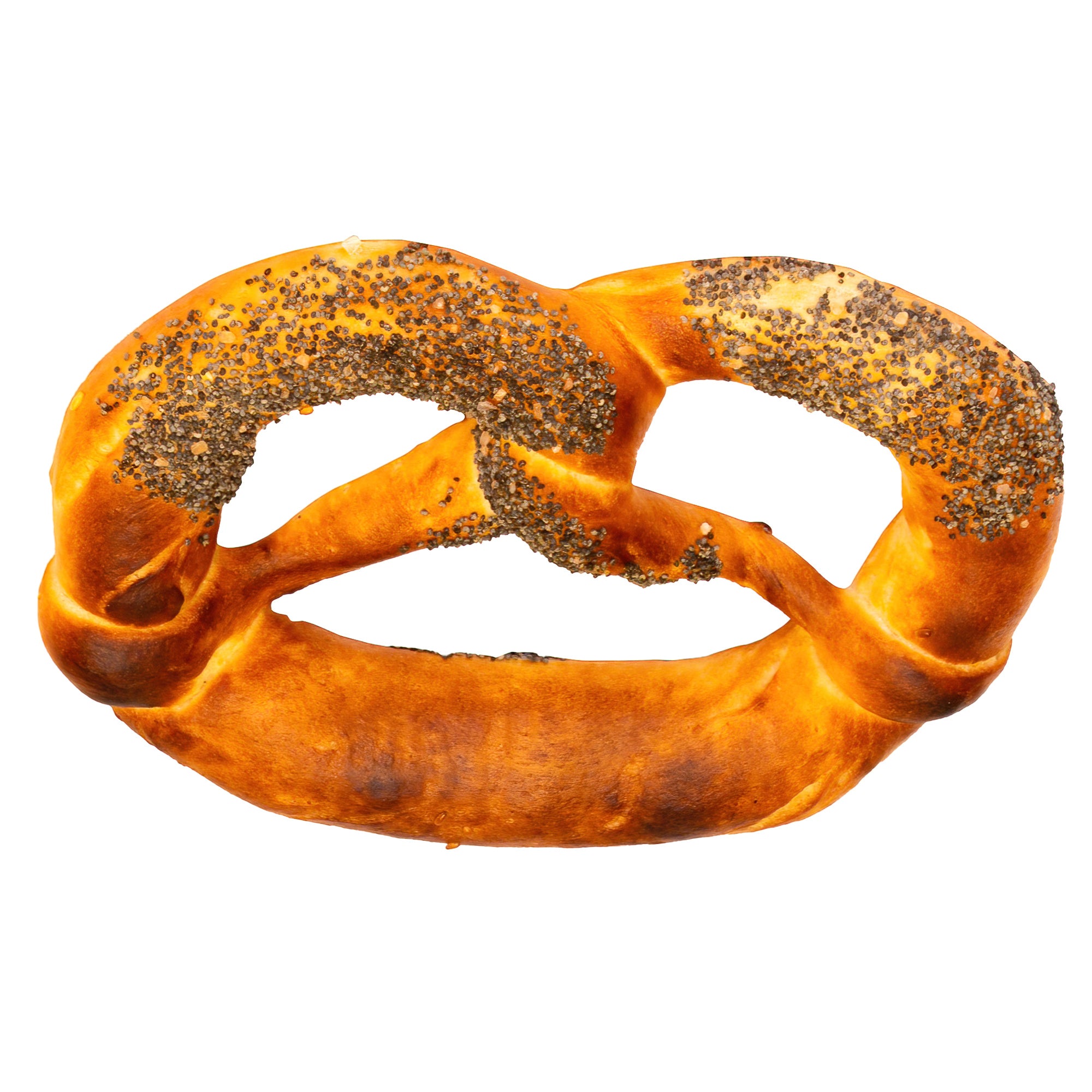 Pretzel met maandzaad